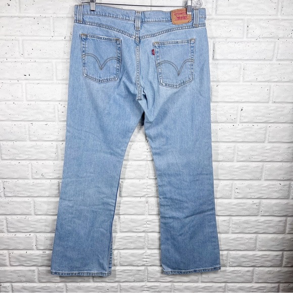 Levi's Denim - Vintage LEVI’S 513 Low Slouch Bootcut Light wash Wide leg loose fit buttonfly